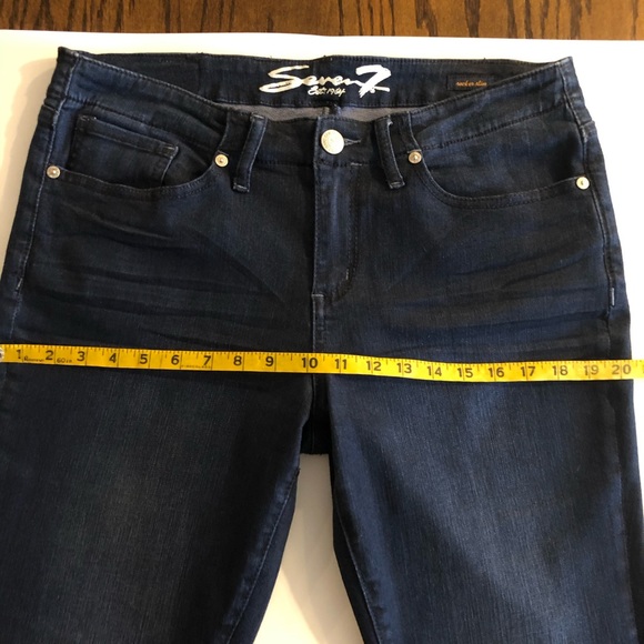 Seven7 Rocker Slim Stretch Jeans NWOT Sz 12 - Picture 3 of 6